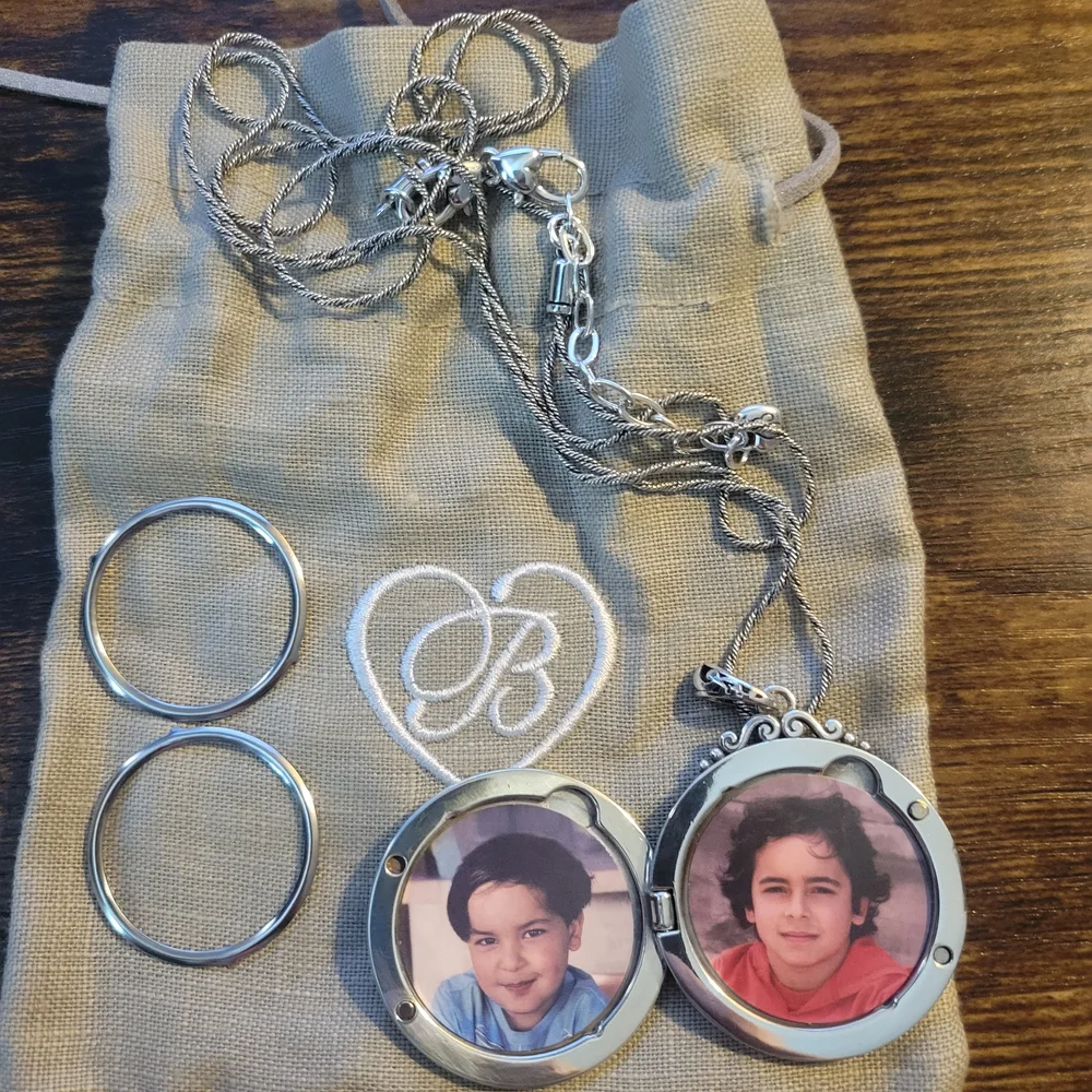 Brighton's Love Lockets.Etoile Convertible Locket Necklace - Picture 5 of 5